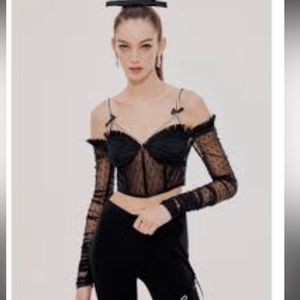 Nana Jaqualine top with rhinestone New In Box